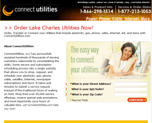 Lake Charles utilities reference help