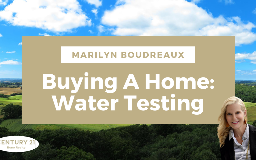 Buying A Home: Water Testing